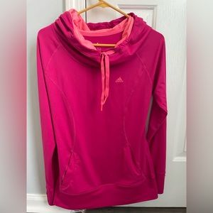 Sweatshirt with hoodie. Adidas. Used but in good condition